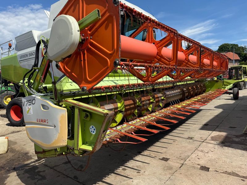 Kombajn zbożowy Claas Lexion 580 heder V750